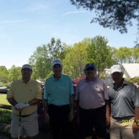 Andy Froude, PGA and his team at the Sr ProAm Indian Ridge CC May 18, 2017