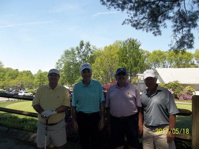 Andy Froude, PGA and his team at the Sr ProAm Indian Ridge CC May 18, 2017