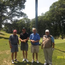 John Theo, PGA and his amateurs at the Gannon Sr ProAm July 11, 2018