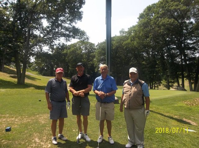 John Theo, PGA and his amateurs at the Gannon Sr ProAm July 11, 2018