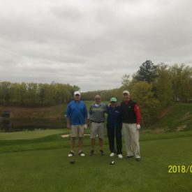 Al Santos, PGA with his team of Amateurs at Red Tail GC