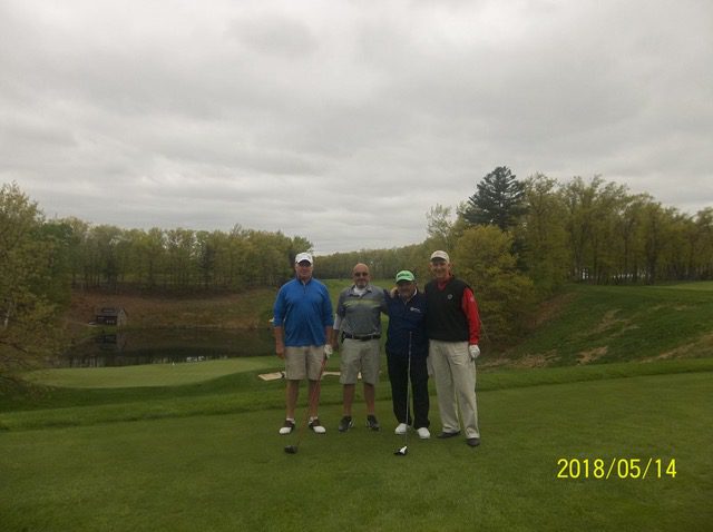Al Santos, PGA with his team of Amateurs at Red Tail GC