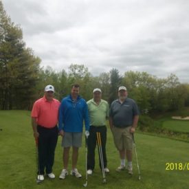 Brad Durrin, PGA with his amateurs at Red Tail GC May 14, 2018
