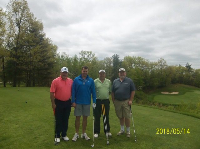 Brad Durrin, PGA with his amateurs at Red Tail GC May 14, 2018