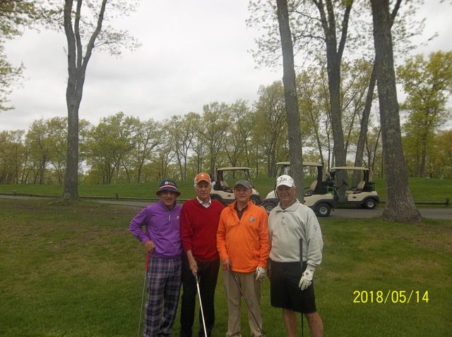 The team from Oak Hill CC with Malcolm Negoshian Jr, PGA at Red Tail GC May 14, 2018