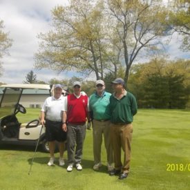 Needham GC Pro Rich Hasenfus, PGA with his amateurs at Red Tail GC May 14, 2018