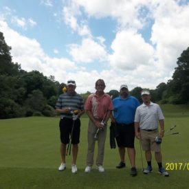 June 20, 2017 Harry Rose, PGA Needham GC with his amateurs at George Wright GC