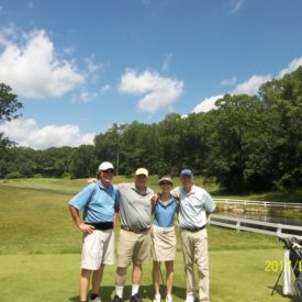 June 20, 2017 Kevin Wilczewski, PGA Lexington GC with his amateurs at George Wright GC