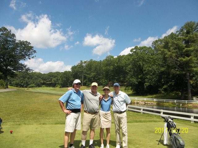 June 20, 2017 Kevin Wilczewski, PGA Lexington GC with his amateurs at George Wright GC