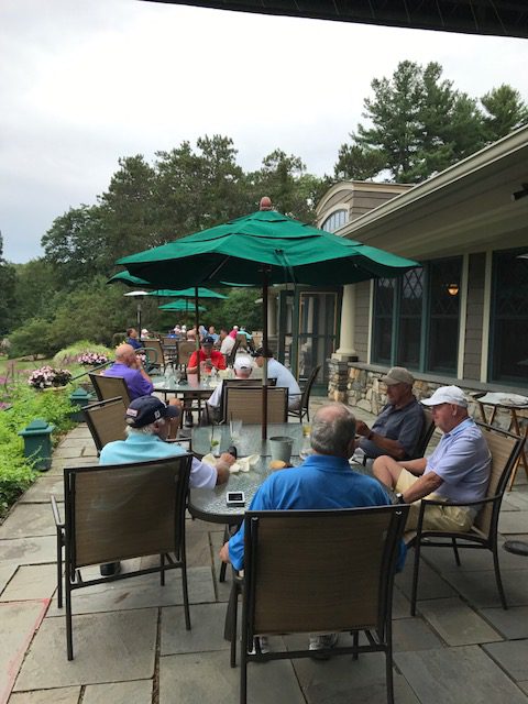 2017 Sr Pro Am Tatnuck CC - Players enjoying their lunches
