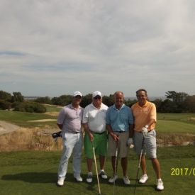 Todd Scarafoni, PGA and his amateur team Bass Rocks Sr Pro Am 2017