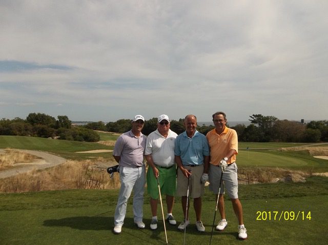 Todd Scarafoni, PGA and his amateur team Bass Rocks Sr Pro Am 2017