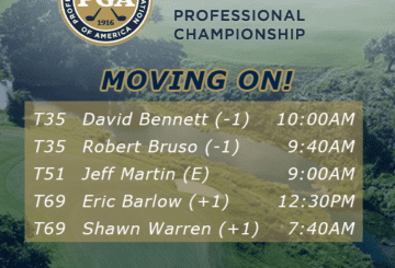 Five NEPGA Professionals Qualify for Third Round at PGA Professional Championship