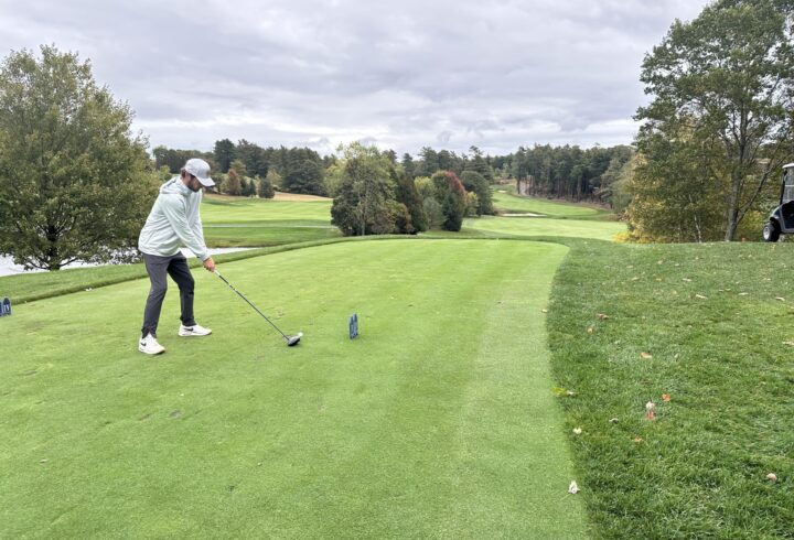 Welch and Singer battle for a tie at Boothbay Harbor 1