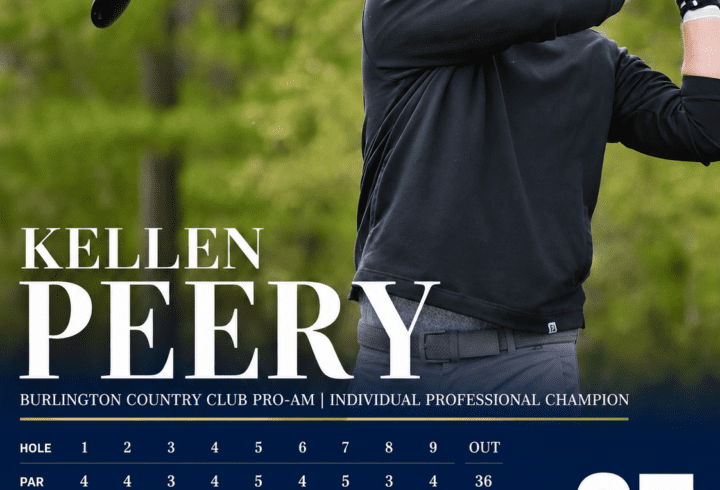 Peery Leads the Way at Burlington Country Club Pro Am